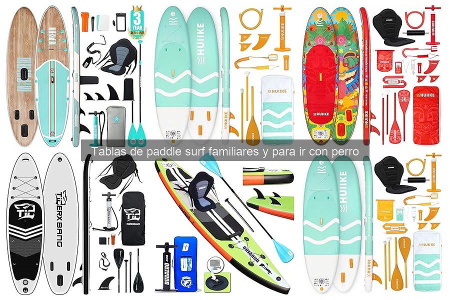 Tamaño ideal de tablas de paddle surf para perros