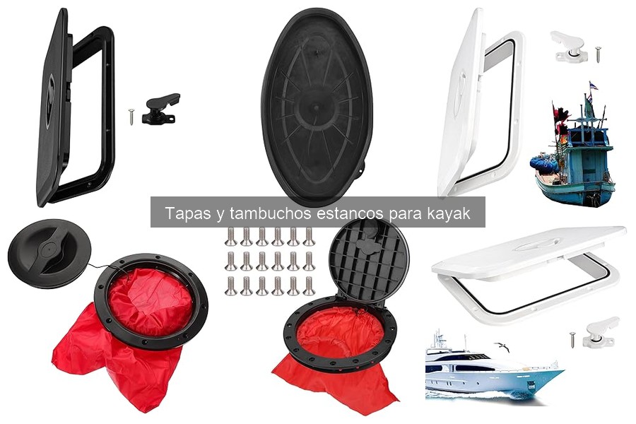 Tapas y tambuchos estancos para kayak: ¿Qué son y para qué sirven?