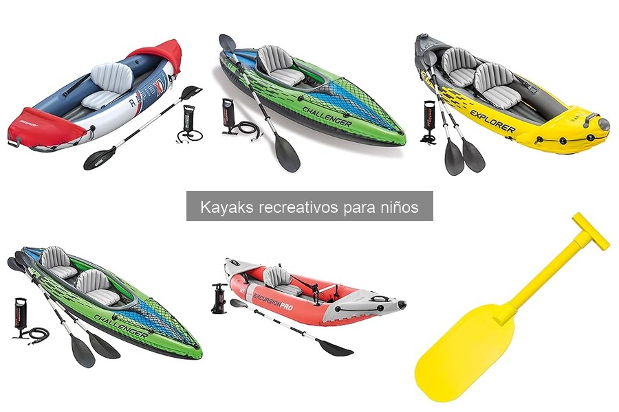 Técnicas básicas para que niños usen kayaks recreativos