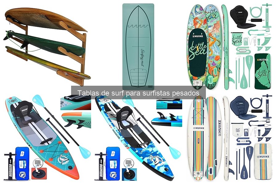 Tendencias en Tablas de Surf para Surfistas Pesados