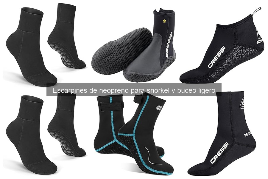 Testimonios sobre escarpines de neopreno para snorkel