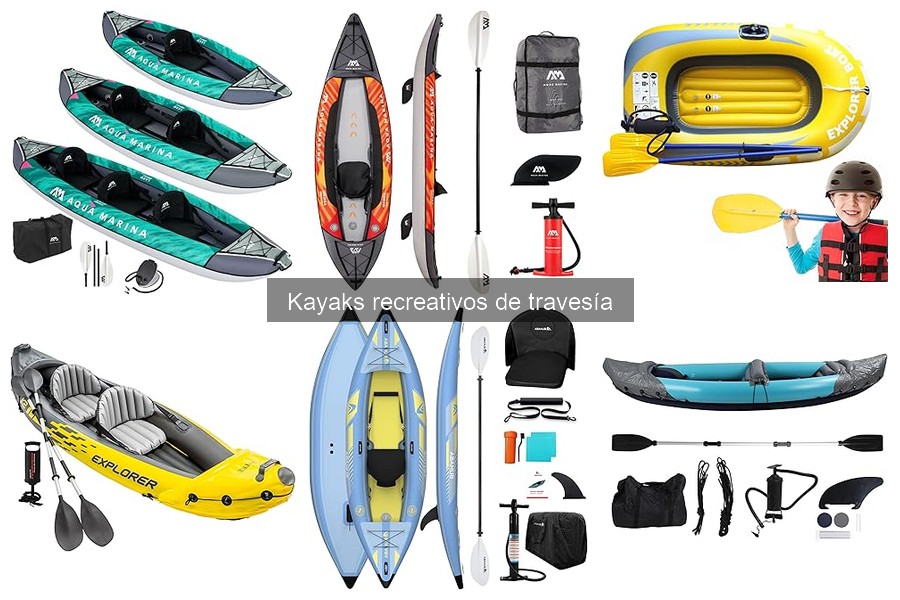 Testimonios sobre kayaks recreativos de travesía