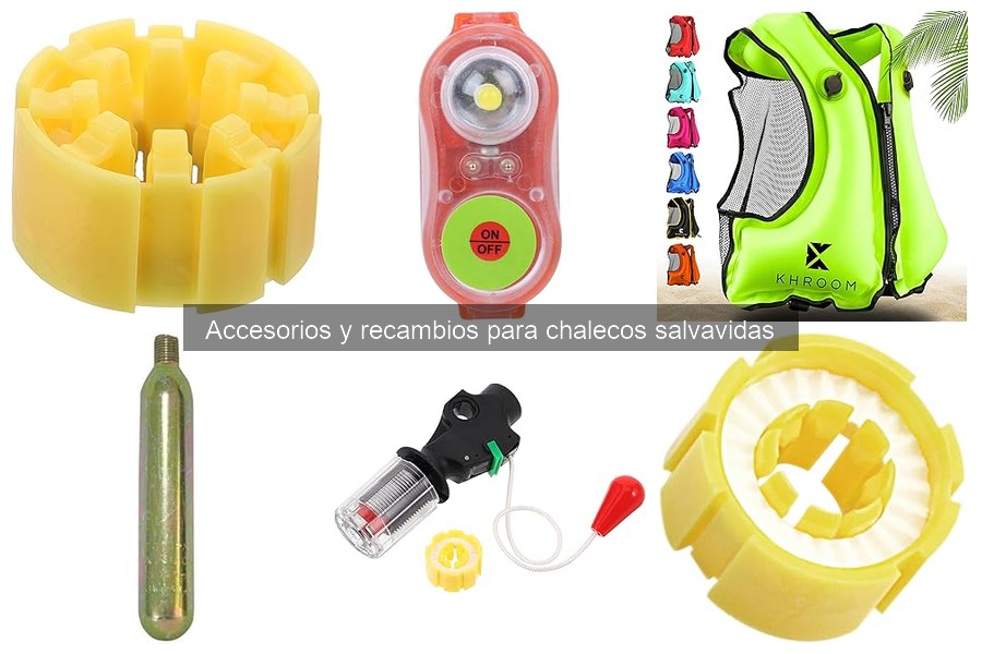 Tipos de accesorios para chalecos salvavidas: guía completa