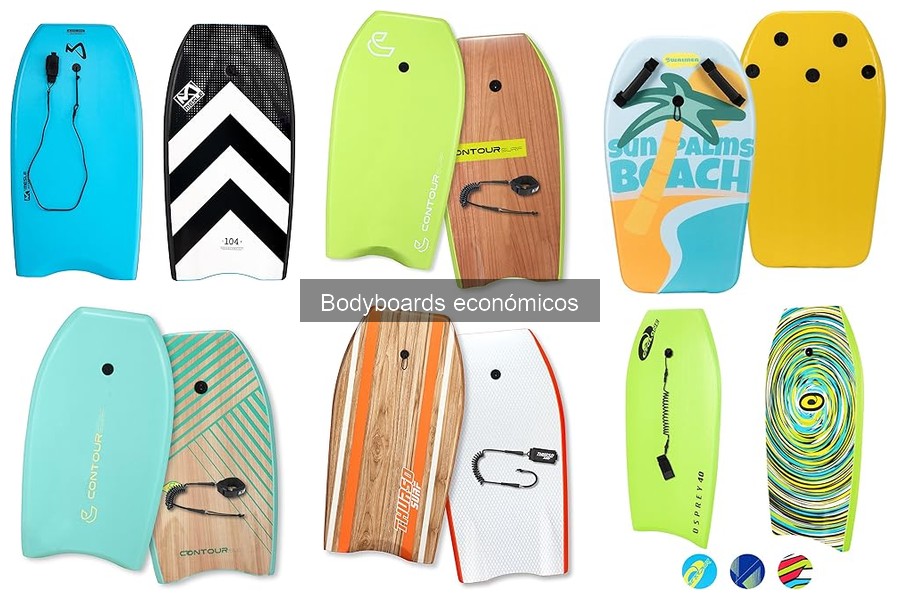 Tipos de bodyboards económicos: guía de opciones disponibles