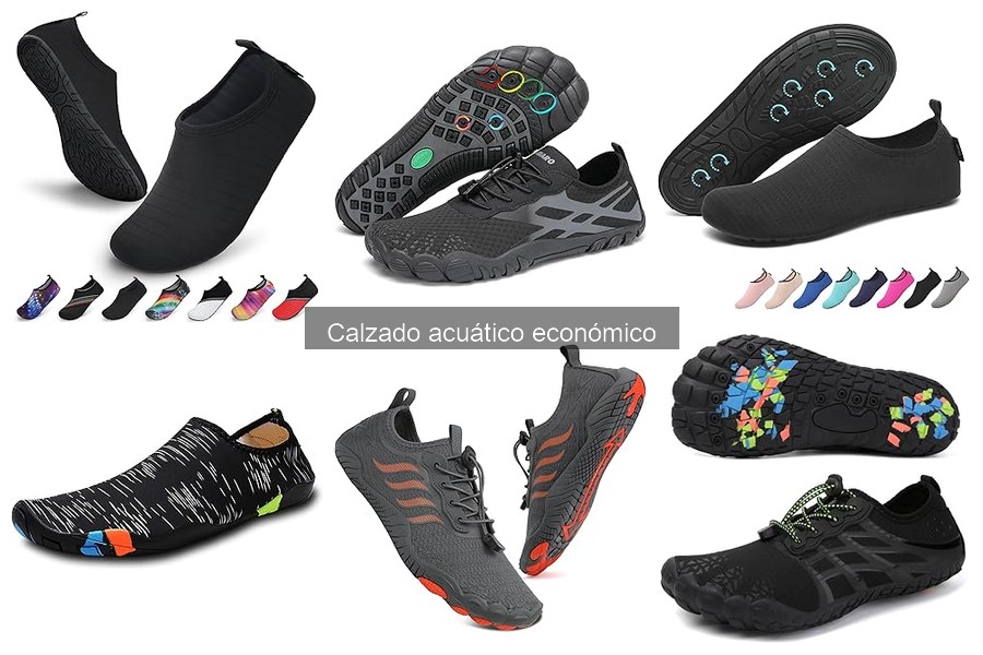 Tipos de calzado acuático económico: descubre las opciones