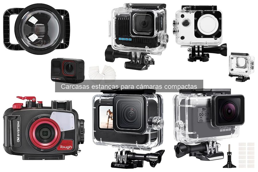 Tipos de carcasas estancas para cámaras compactas