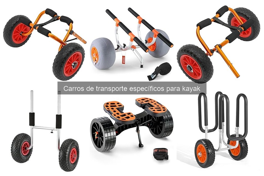 Tipos de carros de transporte para kayak: Guía completa