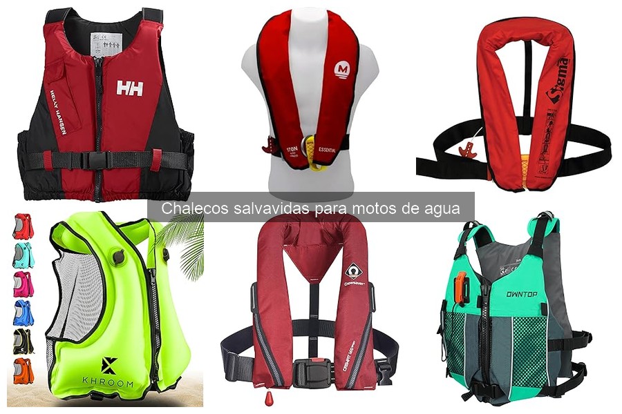 Tipos de chalecos salvavidas para motos de agua: guía completa