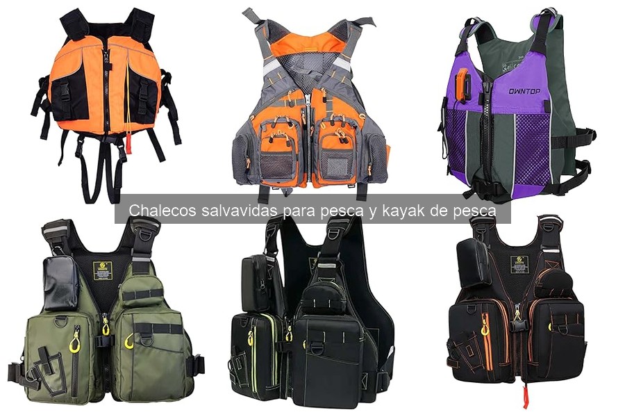 Tipos de Chalecos Salvavidas para Pesca y Kayak