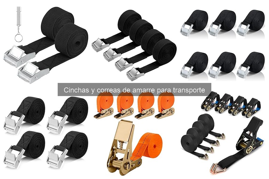 ** Tipos de Cinchas y Correas de Amarre para Deportes Acuáticos