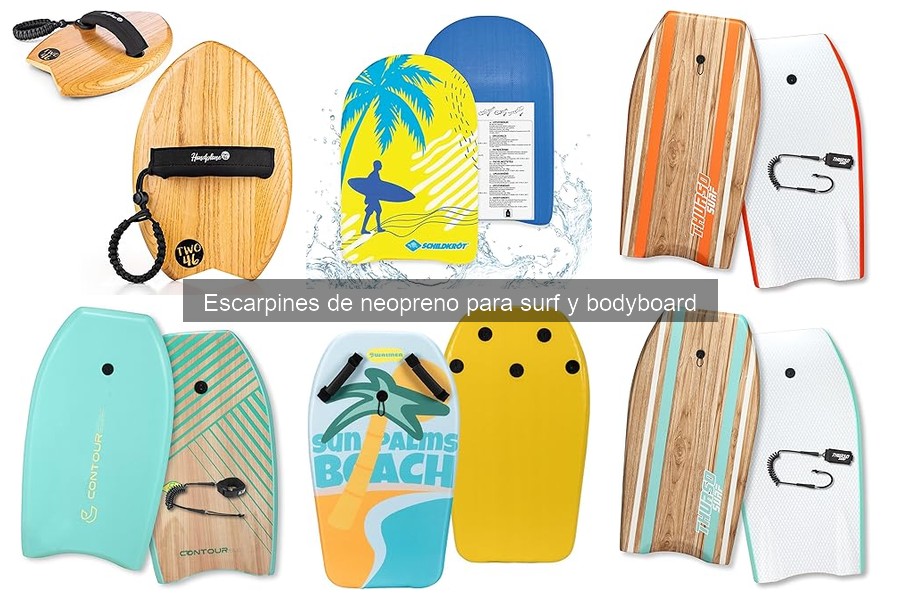 Tipos de escarpines de neopreno para surf y bodyboard