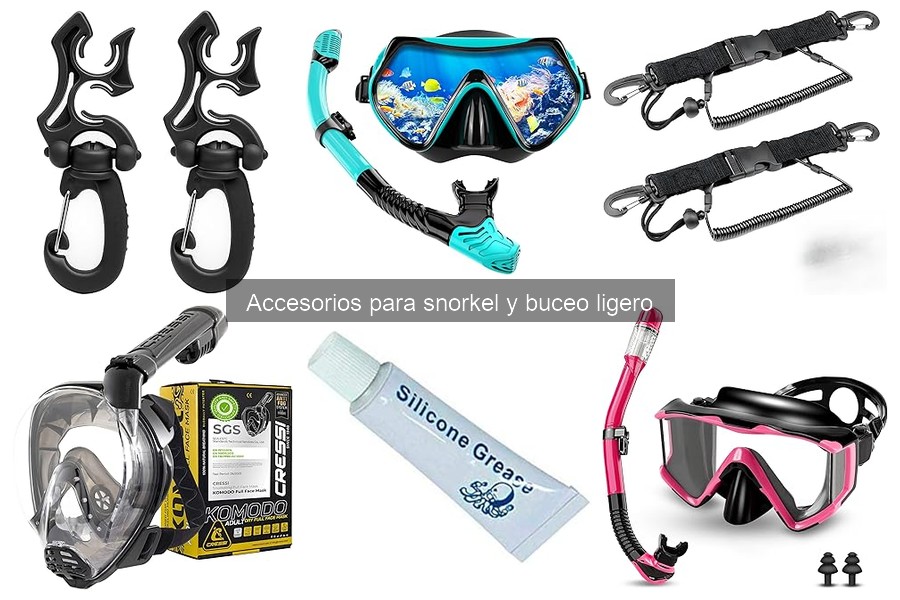 Tipos de máscaras de snorkel: características y comparativa