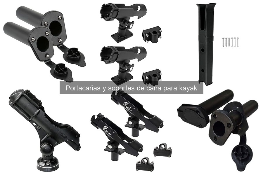 Tipos de portacañas para kayak: guía y características