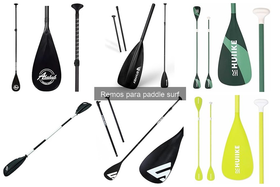 Tipos de remos para paddle surf: comparación y pros