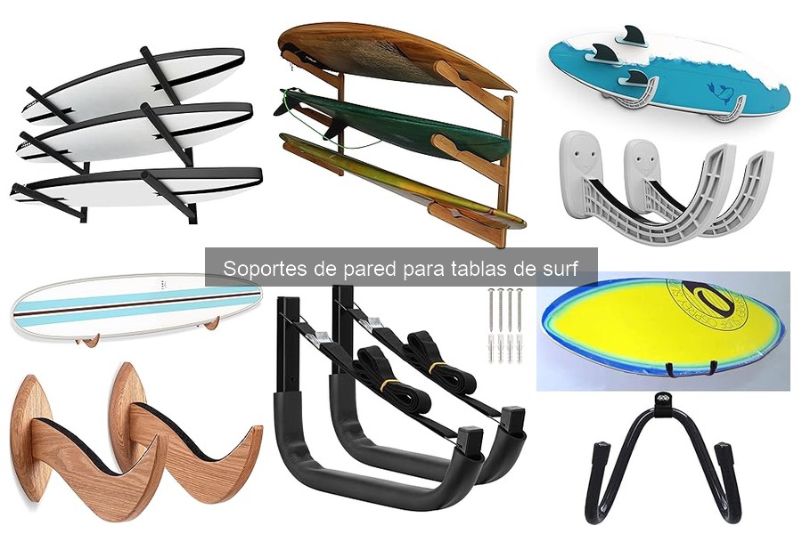 Tipos de soportes de pared para tablas de surf: guía completa