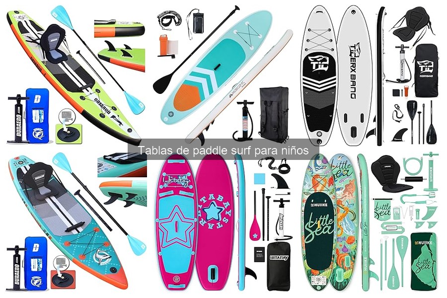 Tipos de Tablas de Paddle Surf para Niños: Guía Completa