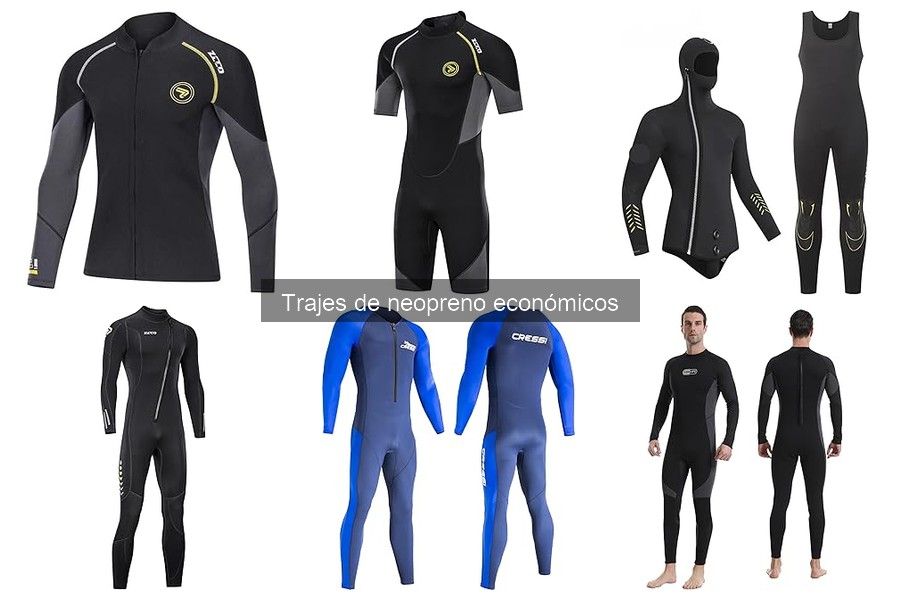 Tipos de Trajes de Neopreno Económicos: Guía Completa