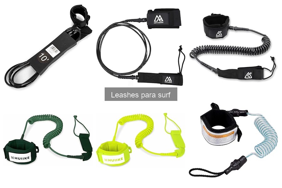 Tipos y características de leashes para surf