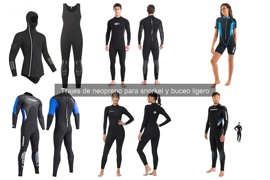 Trajes de neopreno: ¿Qué son y para qué sirven en snorkel?