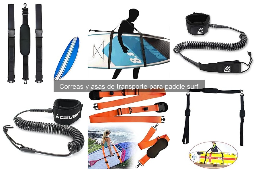 Ventajas de usar correas y asas de transporte para paddle surf
