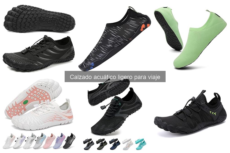 Ventajas del calzado acuático ligero para viajes