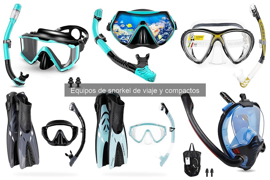Ventajas del snorkel compacto para viajar: comodidad y ligereza