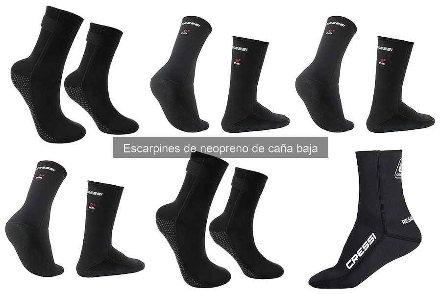 Ventajas y desventajas de escarpines de neopreno de caña baja