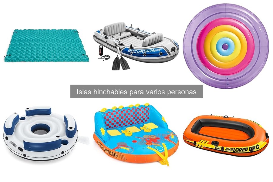 Ventajas y desventajas de islas hinchables para varias personas
