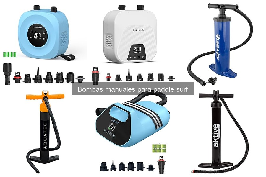 Ventajas y desventajas de las bombas manuales para paddle surf