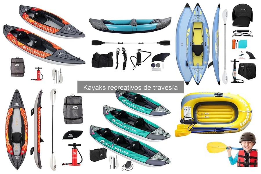 Ventajas y desventajas de los kayaks recreativos de travesía