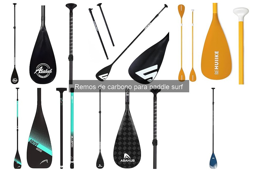 Ventajas y desventajas de los remos de carbono para paddle surf