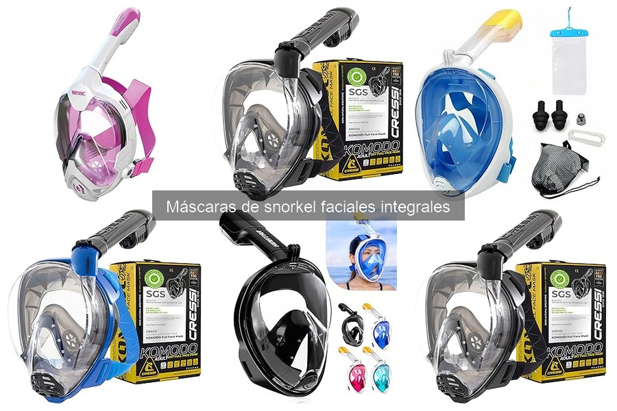 Ventajas y desventajas de máscaras de snorkel faciales