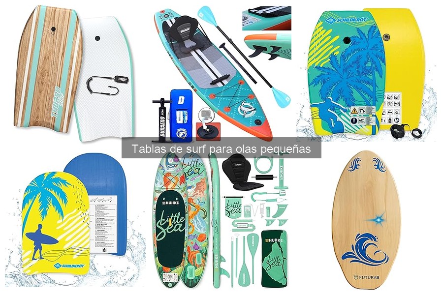 ** Ventajas y desventajas de tablas de surf para olas pequeñas