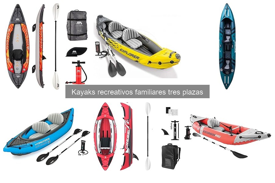 Ventajas y desventajas del kayak familiar de tres plazas