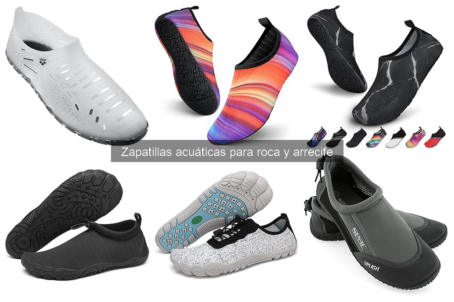 Zapatillas acuáticas para roca y arrecife: ¿qué son?